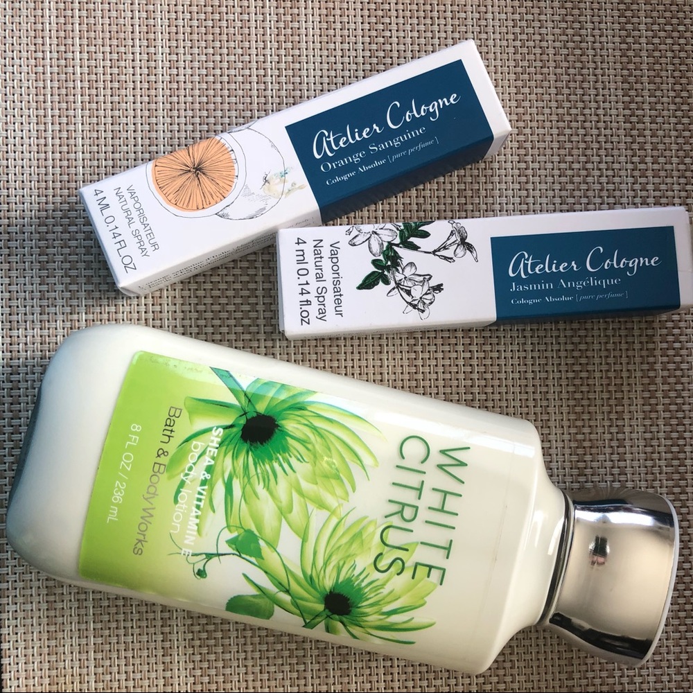 Set of Atelier Cologne and Bath Body Works